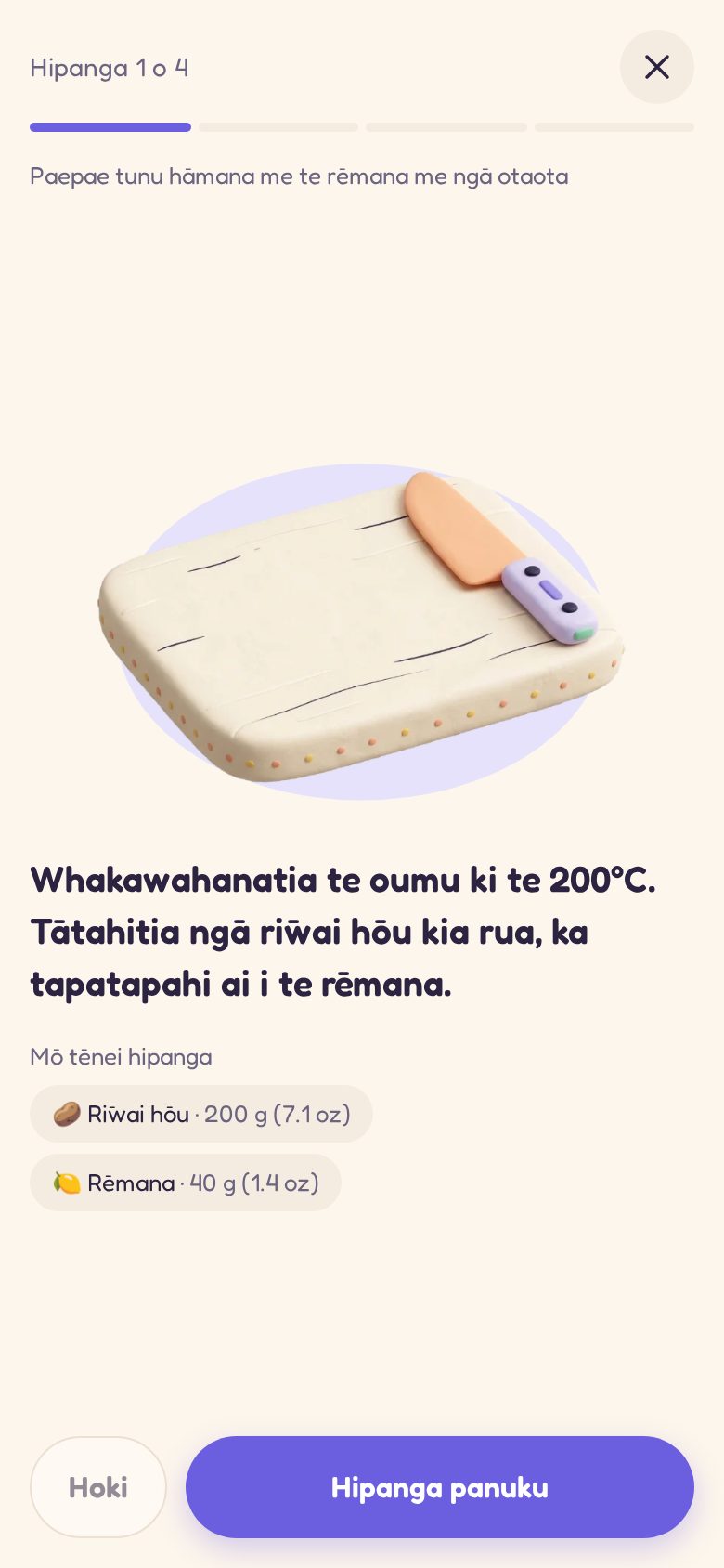 Tunua tahitahi ia taahiraa, me te whakaahua mō ia taahiraa